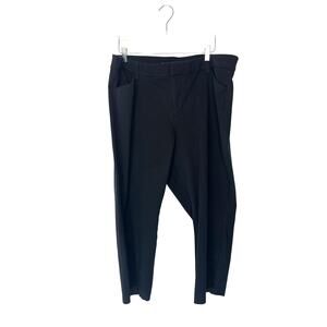 Old Navy‎ Black Career Office Work High Rise Straight Leg Pixie Pants Size 22